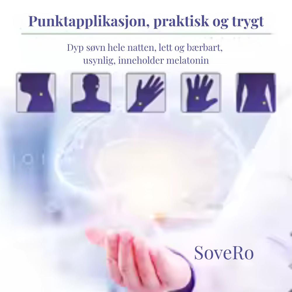Sovero Nattplaster - Naturlig vei til bedre søvn