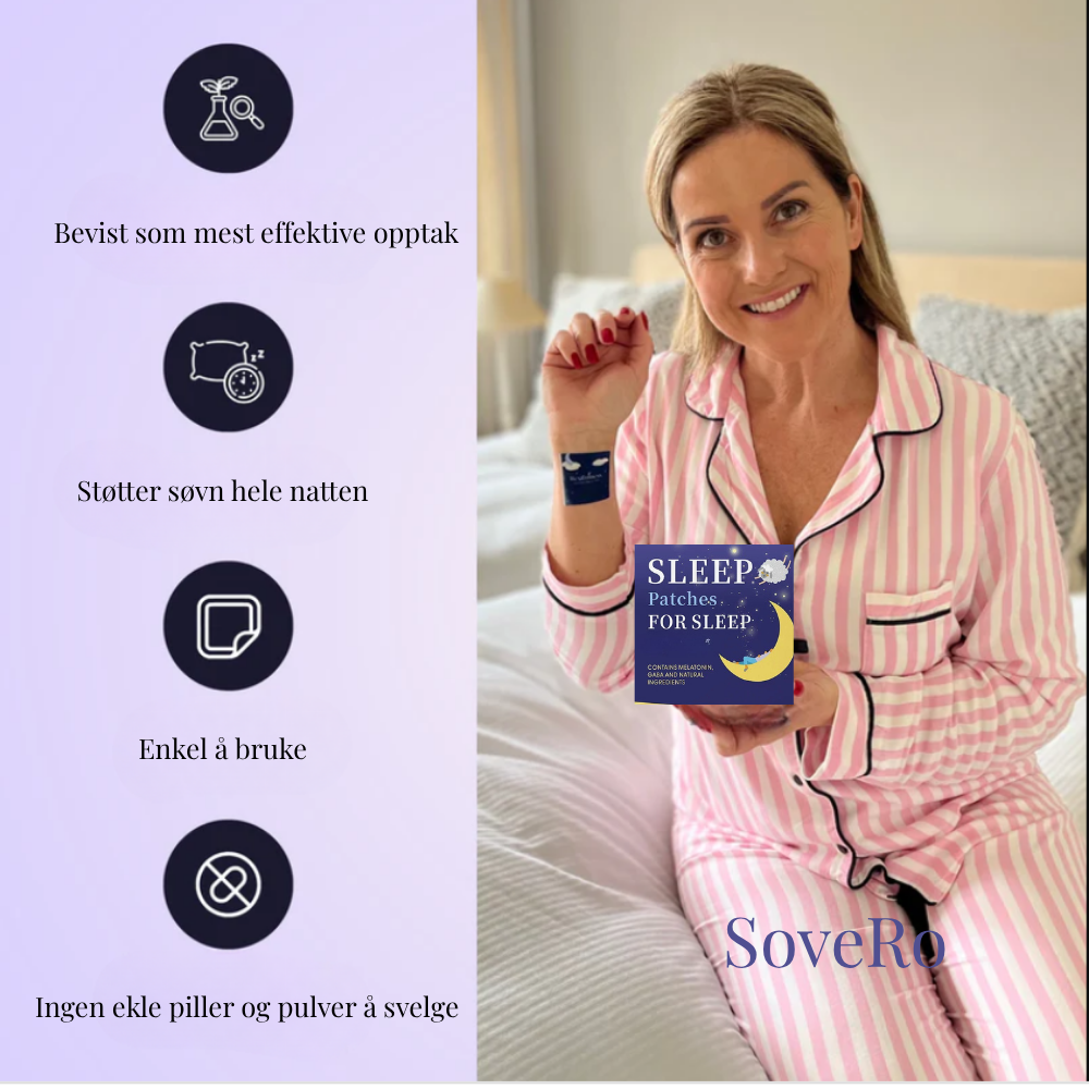 Sovero Nattplaster - Naturlig vei til bedre søvn